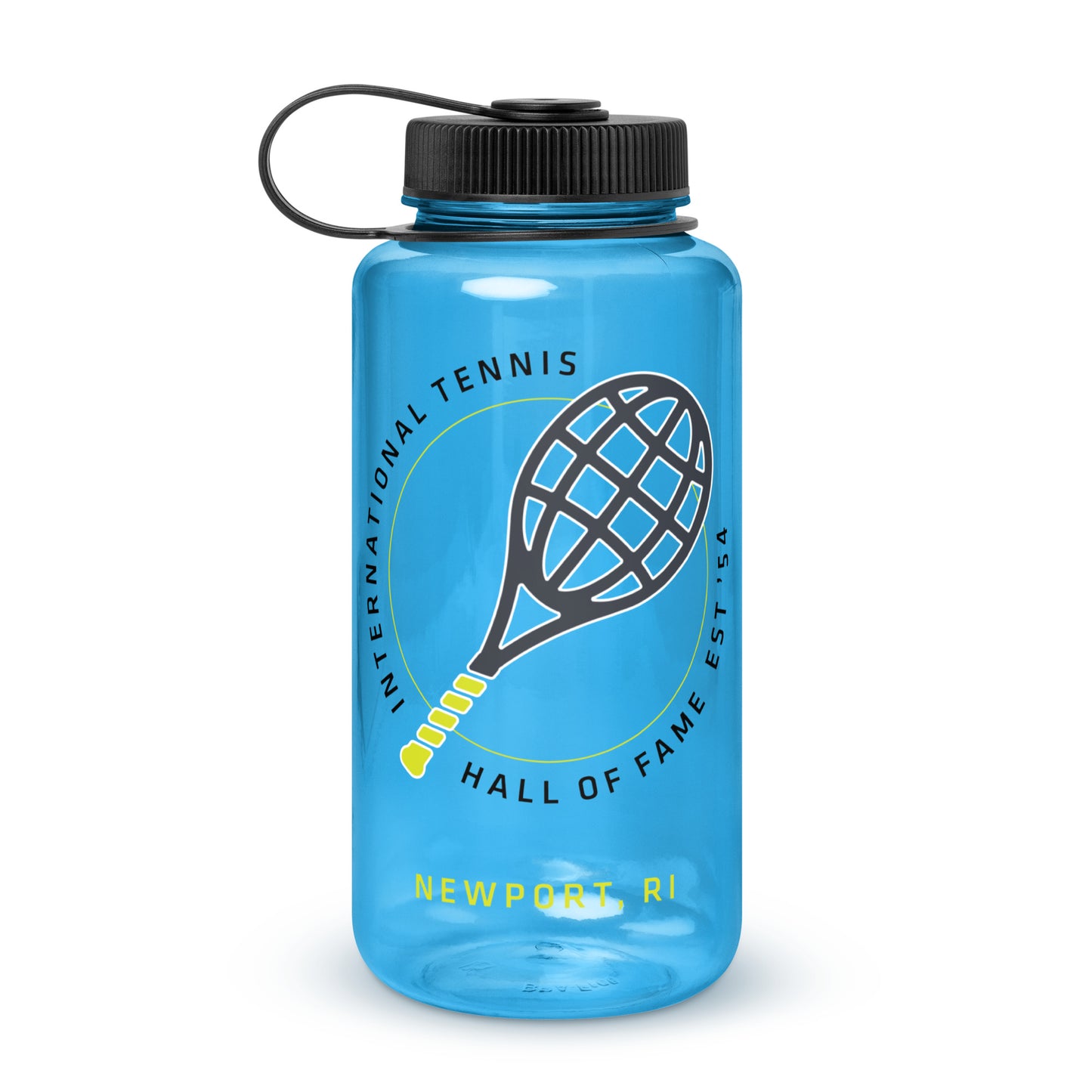 ITHF racquet wide mouth plastic water bottle