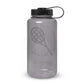 ITHF racquet wide mouth plastic water bottle