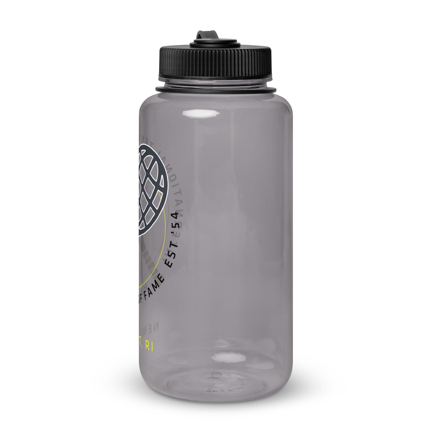 ITHF racquet wide mouth plastic water bottle