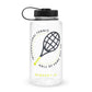 ITHF racquet wide mouth plastic water bottle